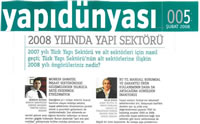 2008 yılında yapı sektörü